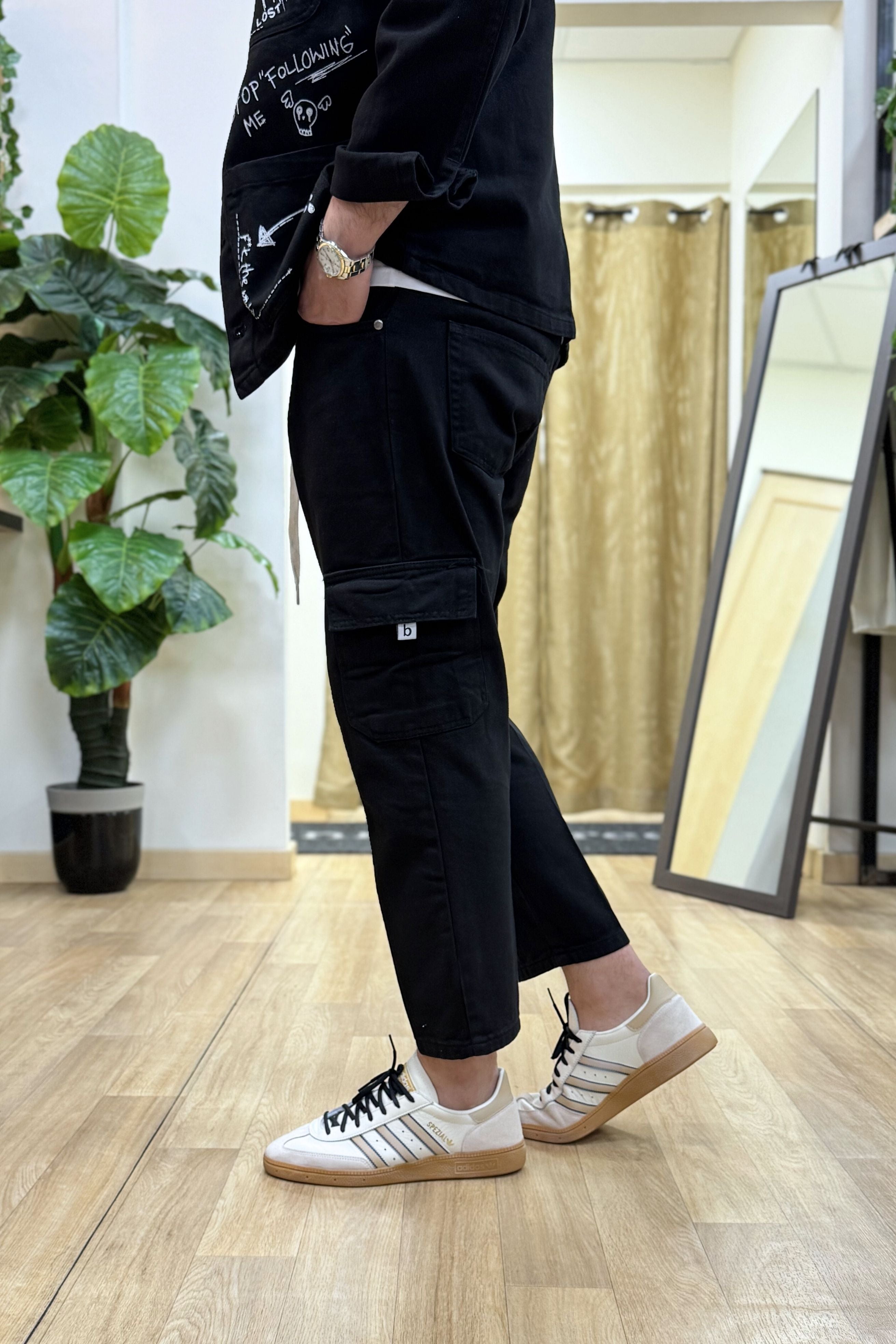 PantaJeans カーゴ ディファレント ネロ