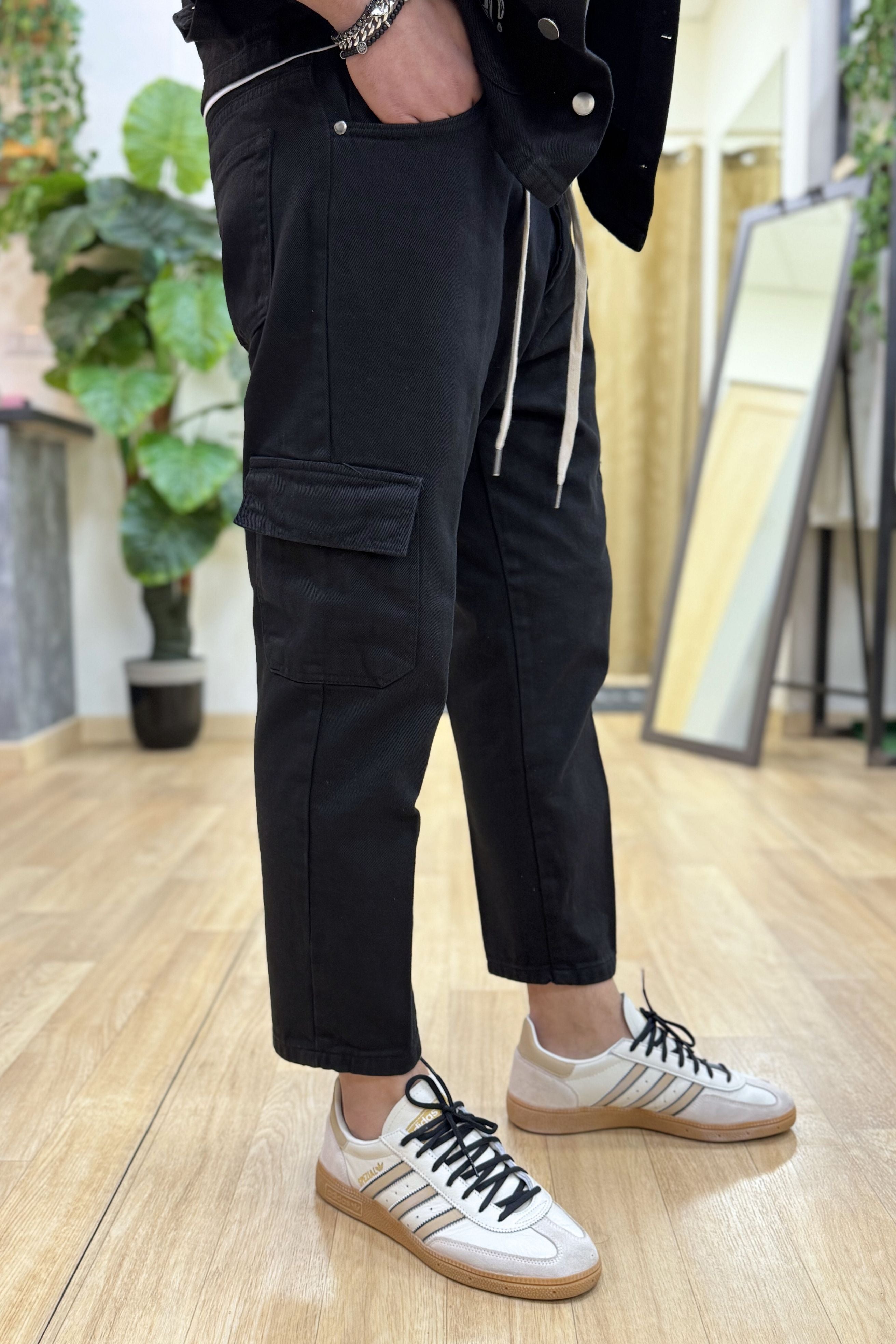 PantaJeans カーゴ ディファレント ネロ