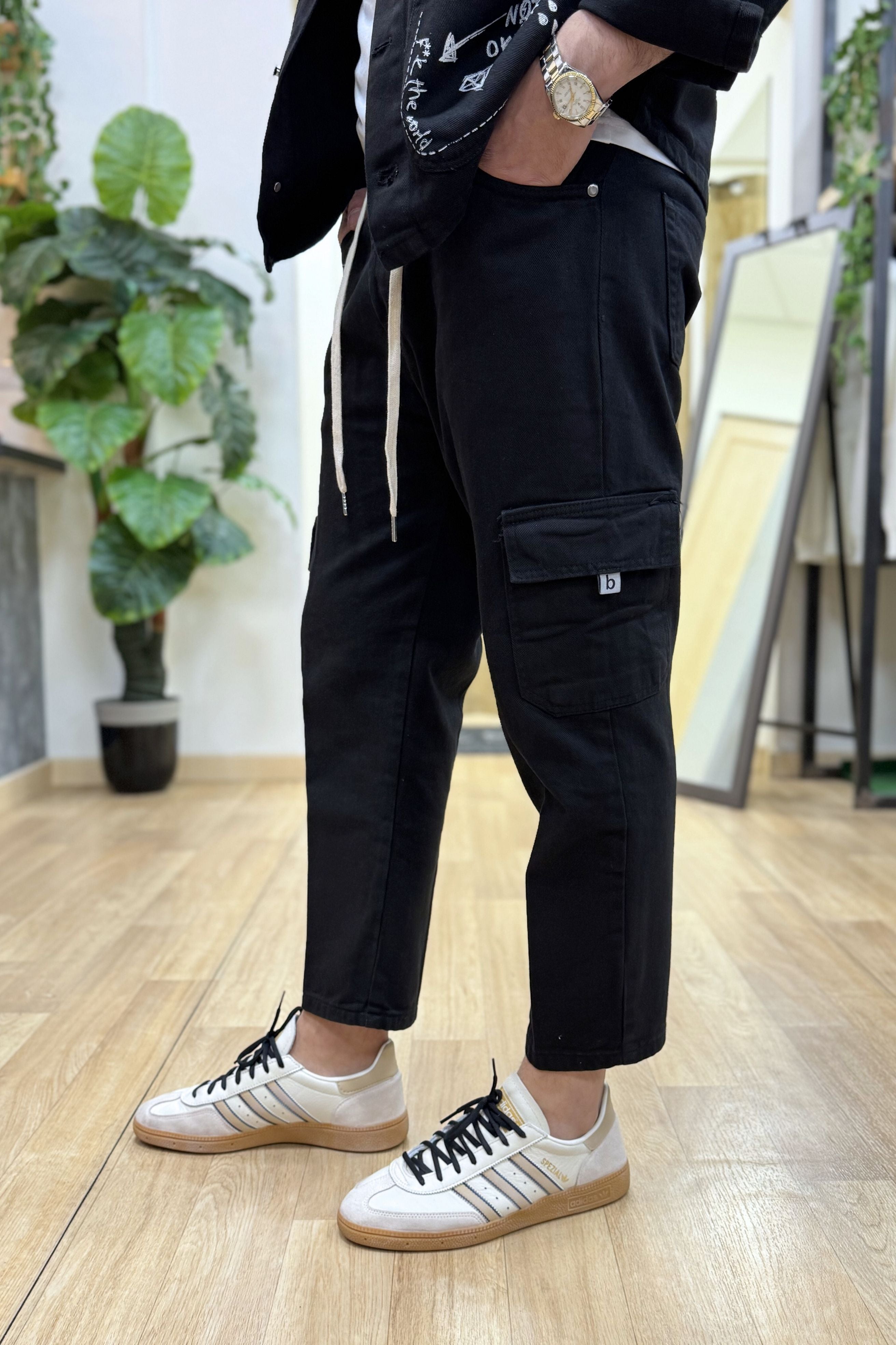 PantaJeans カーゴ ディファレント ネロ
